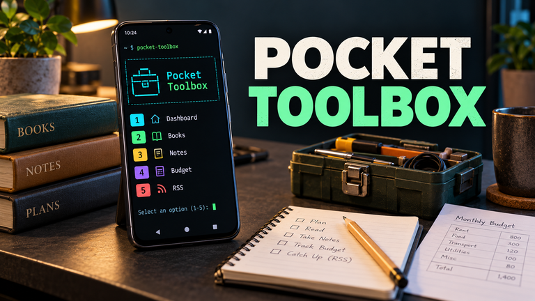 Pocket Toolbox: Books, Budgets, Notes, and More on Your Android