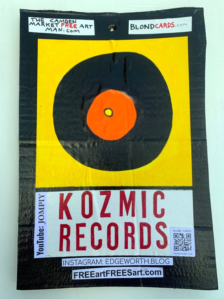 A Kozmic Records Blond Magnum.