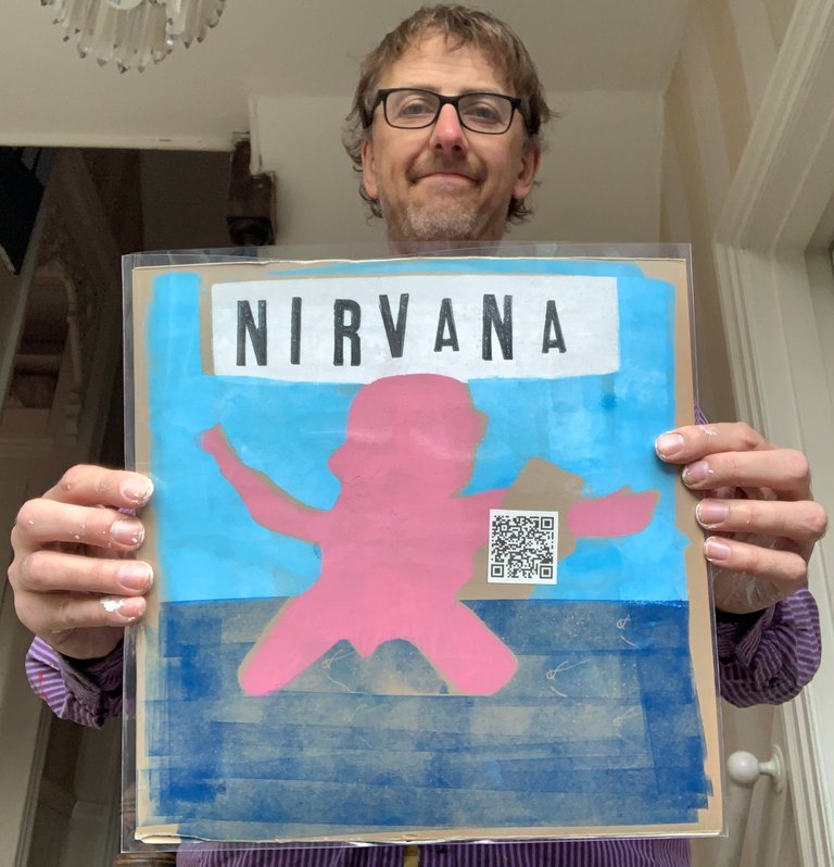 I stopped giving away these Nirvana artworks at Camden.
