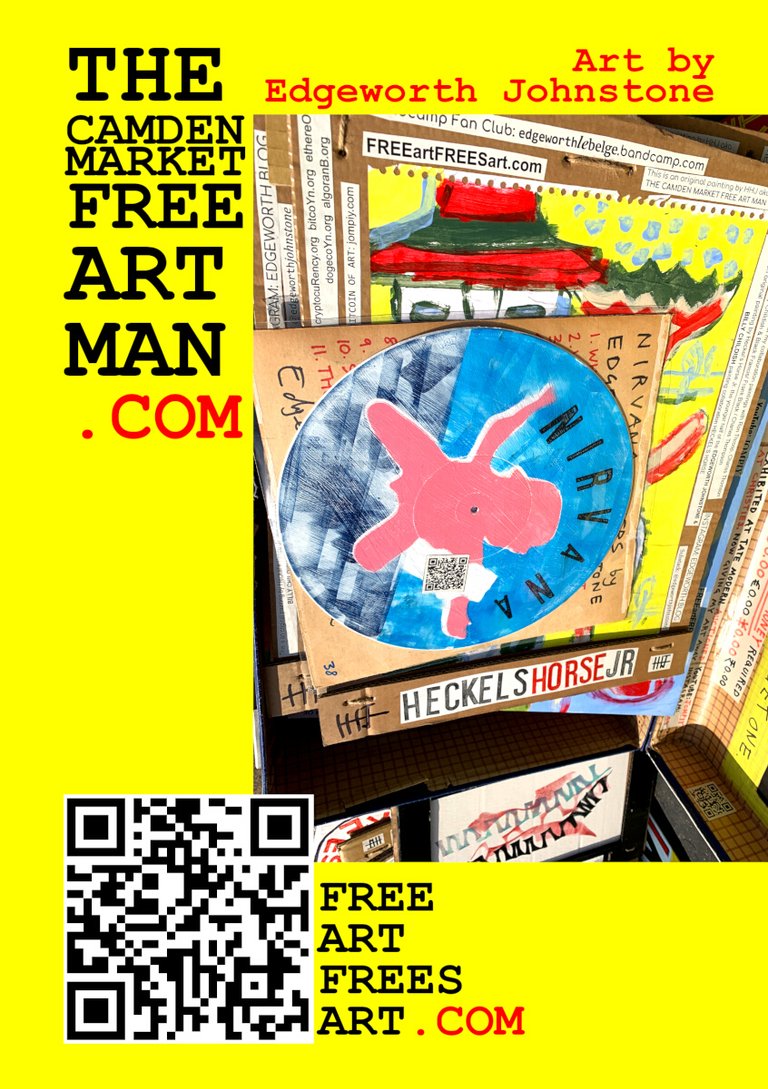 The front cover of the booklet I give out at Camden.