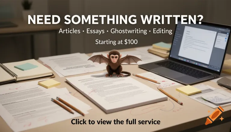 Writing, Ghostwriting & Editing Services