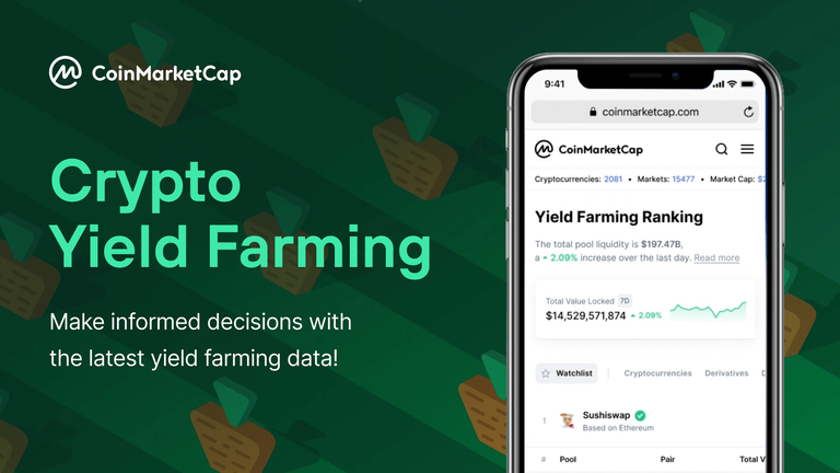 Aktuelle Krypto-DeFi-Yield Farming-Ranglisten | CoinMarketCap