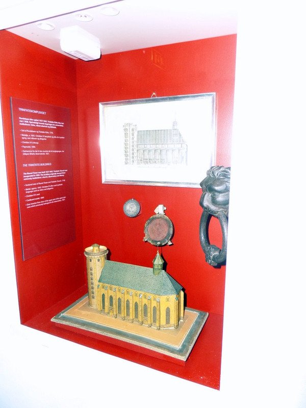 Miniature display of the Trinitatis building