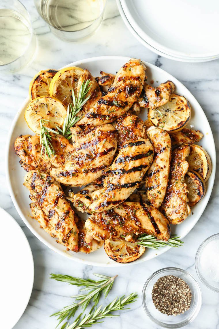 Grilled Honey Mustard Chicken Tenders