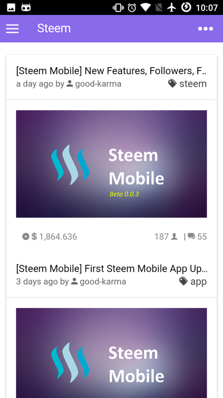 steem mobile