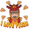 Sgt-Dan I LOVE PIZZA Bitmoji