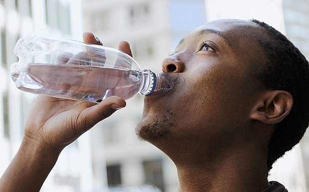 Drinking of water