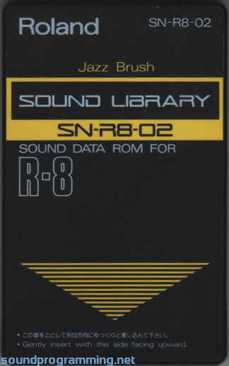 Roland SN-R8 Expansion Cards | Sound Programming