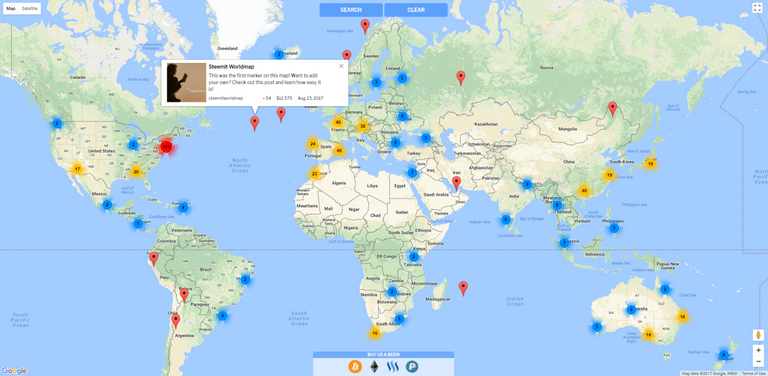 Steemit worldmap