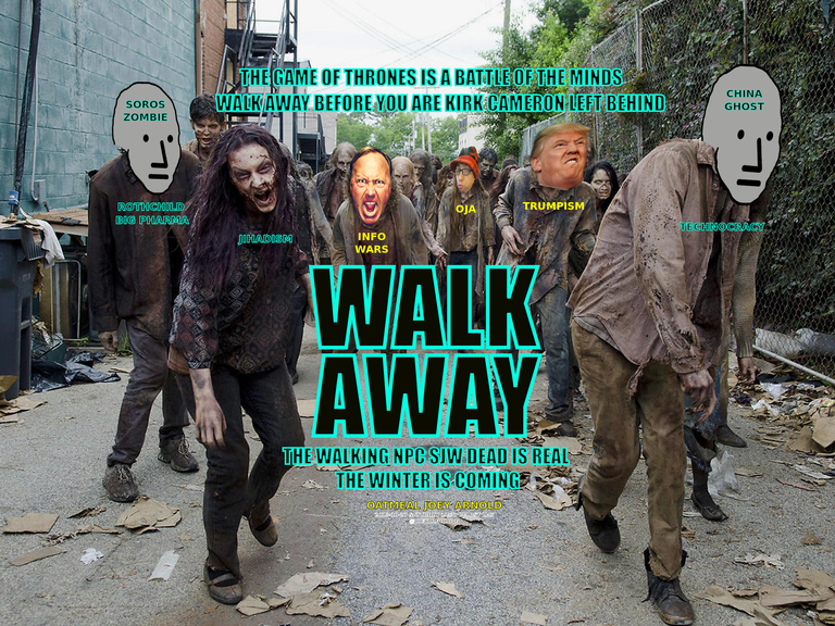 walking dead npc walk away