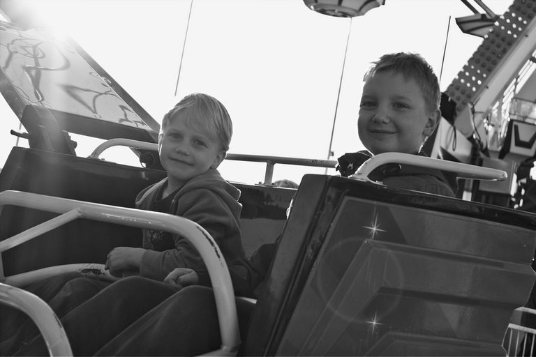 My boys at the fun fair. (70/365)