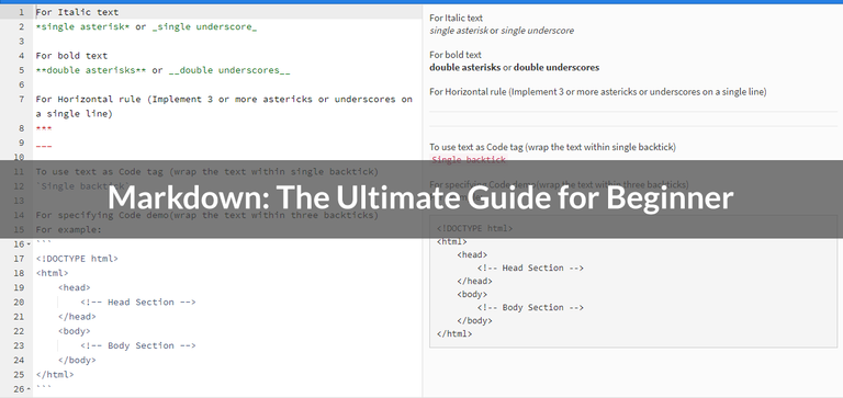 markdown beginner guide