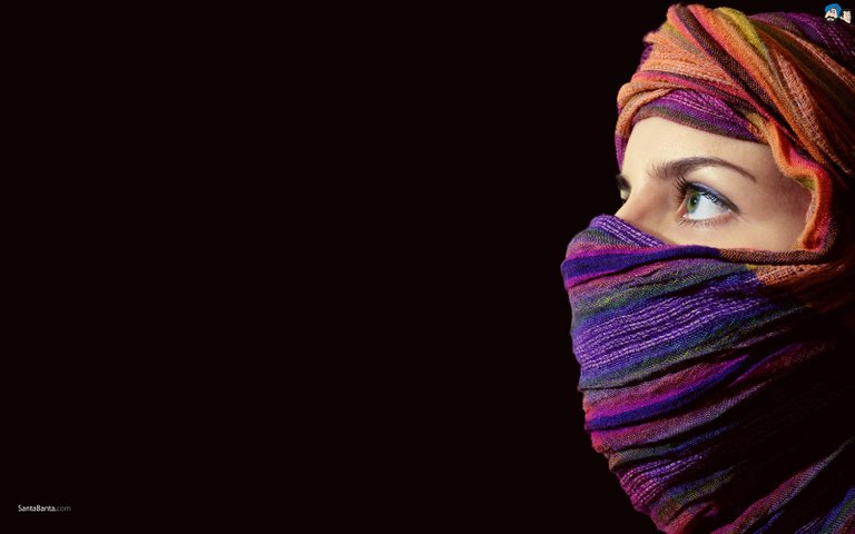 Wanita Muslimah Bercadar - Arab Woman In Hijab HD Wallpaper (29).jpg