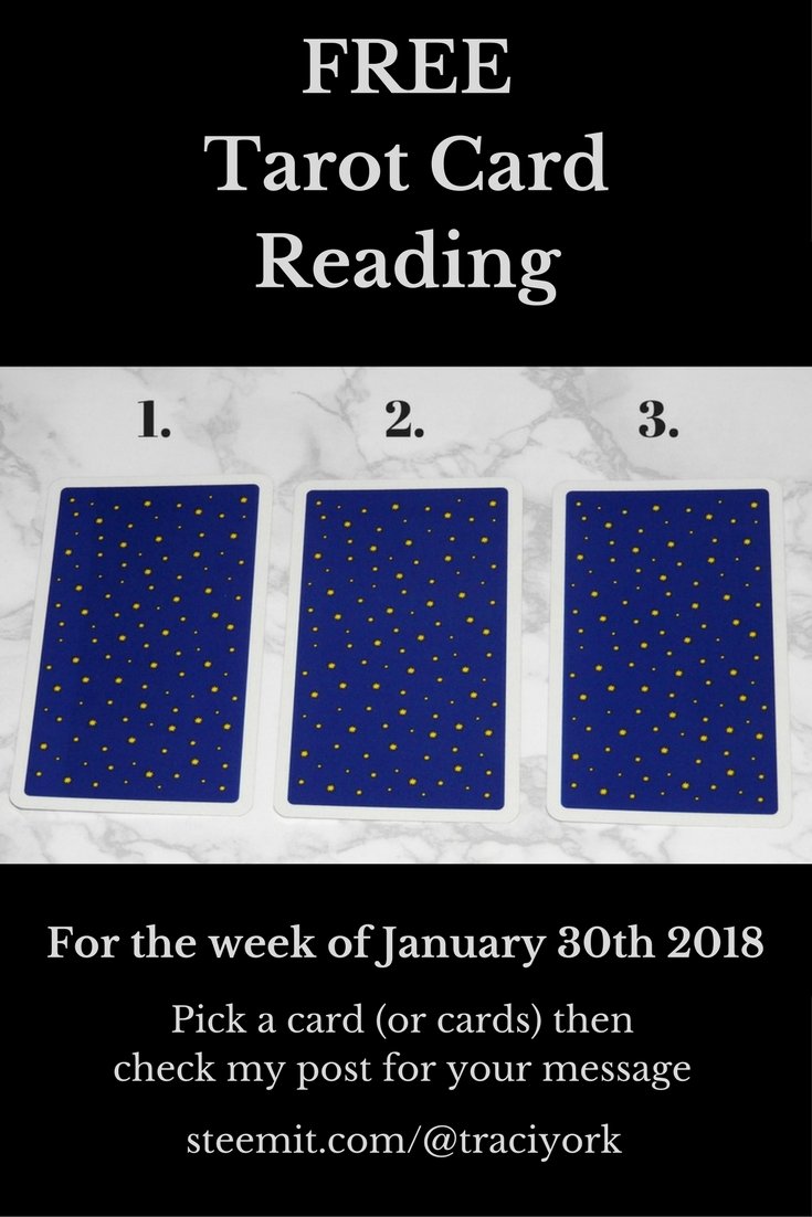 Steemit January 30th 2018, FREE Tarot Card Reading Blog Graphic.jpg