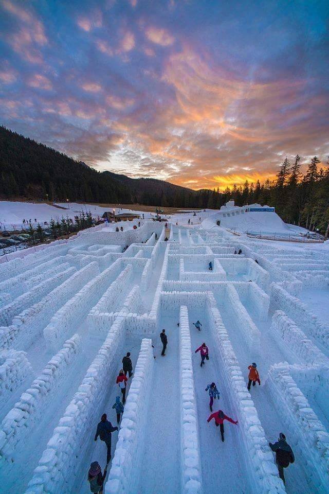 Labirint de zăpadă, Zakopane, Polonia.jpg