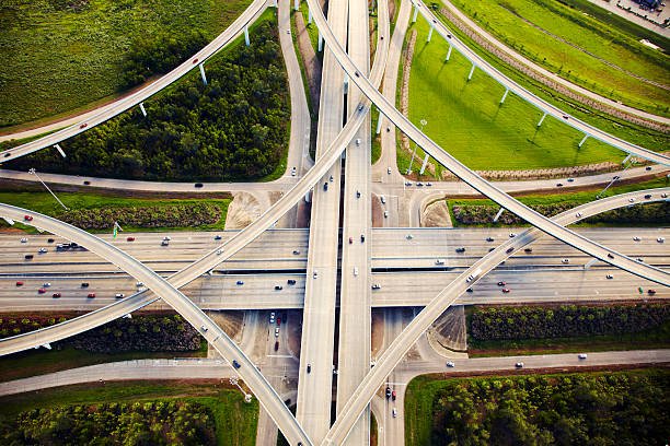 aeirial-view-of-traffic-and-overpasses-picture-id94502433.jpg