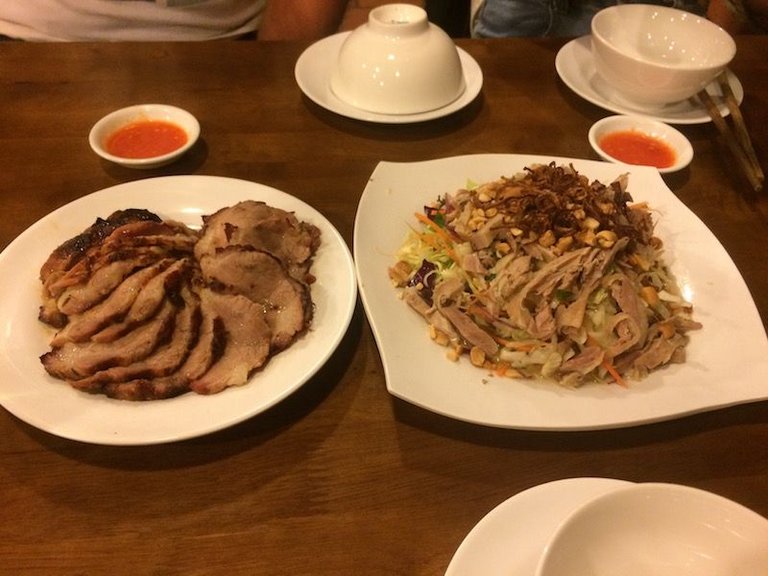 1 Beautiful tender pork and a duck salad.jpg