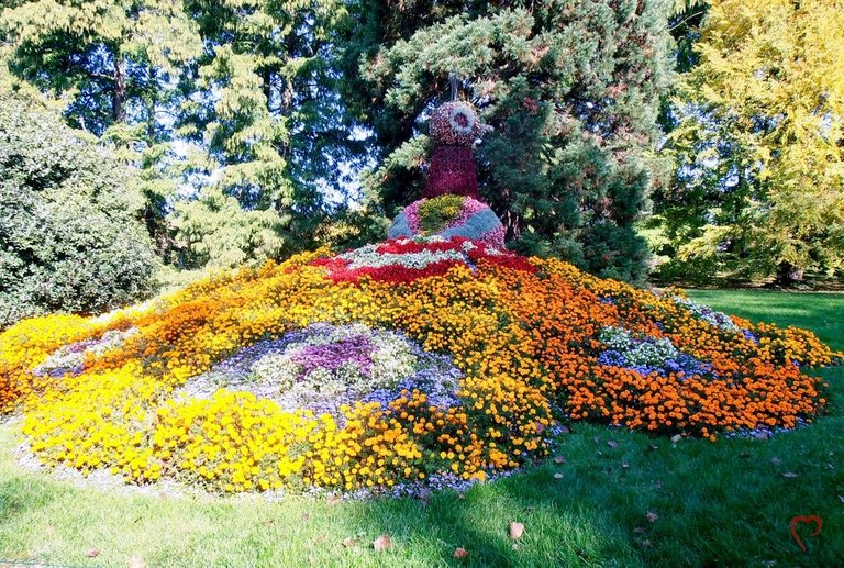 Peacock from Flowers