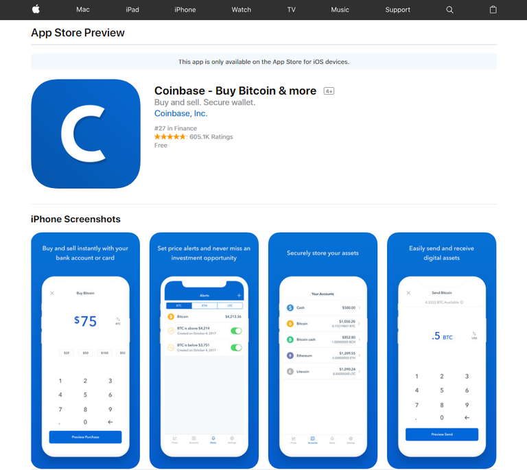 Coinbase on the app store.PNG