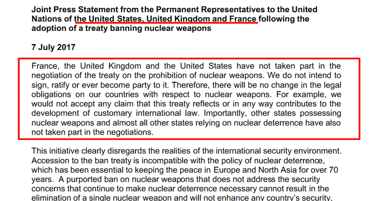 Joint Press Statement by UK  France  US on nuclear ban treaty   Nuclear Weapons   Nuclear Proliferation(1).png