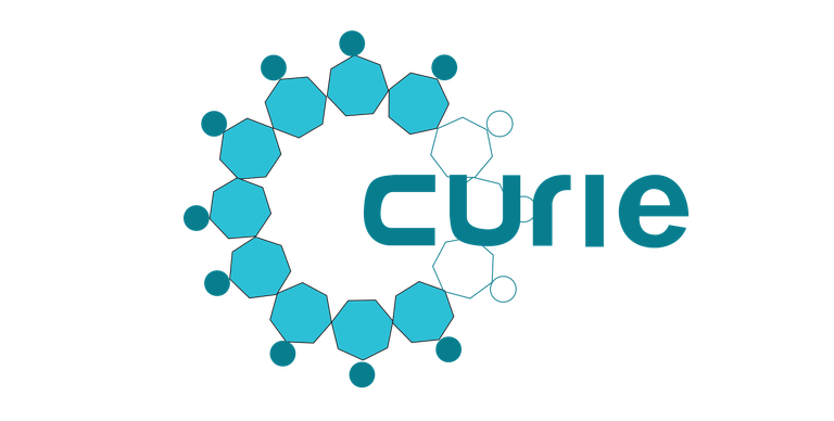 Curie logo with word and head.png