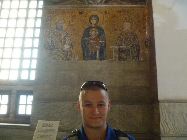 Orjan with Virgin Mary.JPG