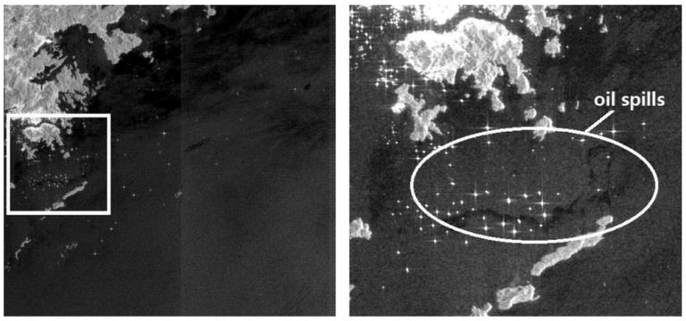 oil spill ENVISAT ASAR image Hong Kong coastal region.png