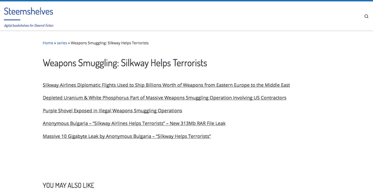 Weapons Smuggling  Silkway Helps Terrorists – Steemshelves(1).png