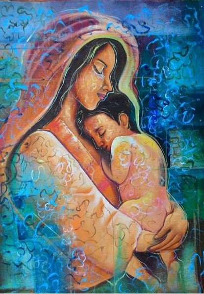 0000408_mother-child-canvas-hand-painted-art-painting-24in-x-36in_600.jpg