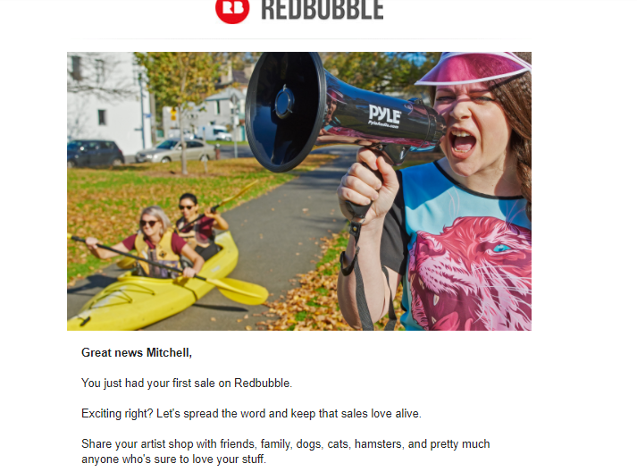 first redbubble sale.PNG