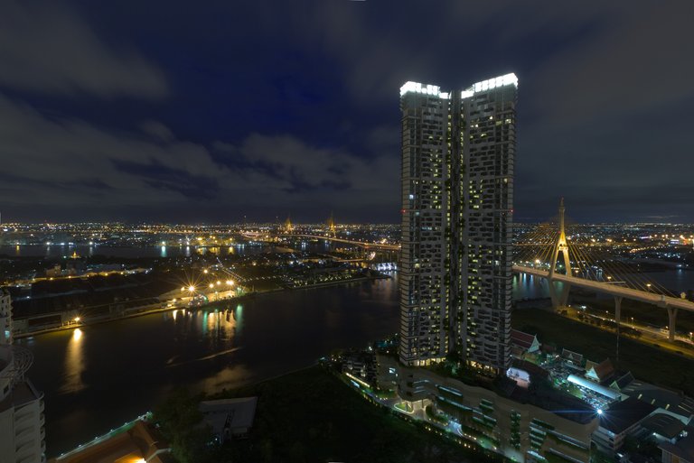 The Pano condominium and a part of Industrial Ring Bridge behind it