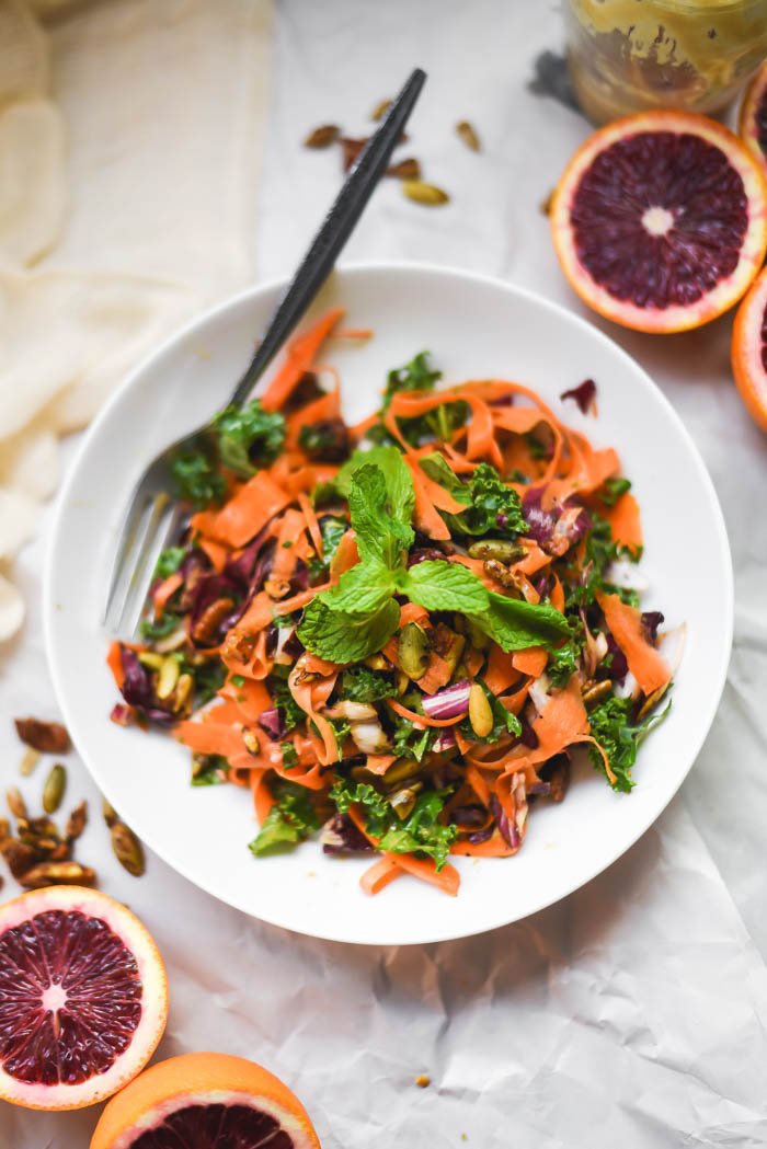 Moroccan Ribboned Carrot Raddicchio Salad + Blood Orange Dressing (5).jpg