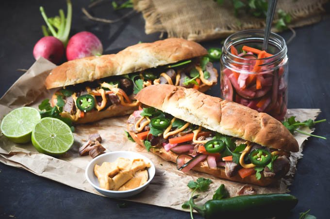 Vietnamese Pork Bahn Mi with Sriracha Tahini Mayo ,.jpg