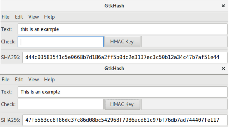 Hashing with the SHA256 