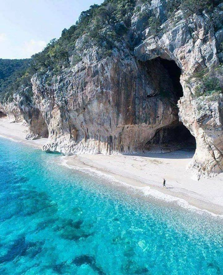 Cave on a beach in Greece..jpg