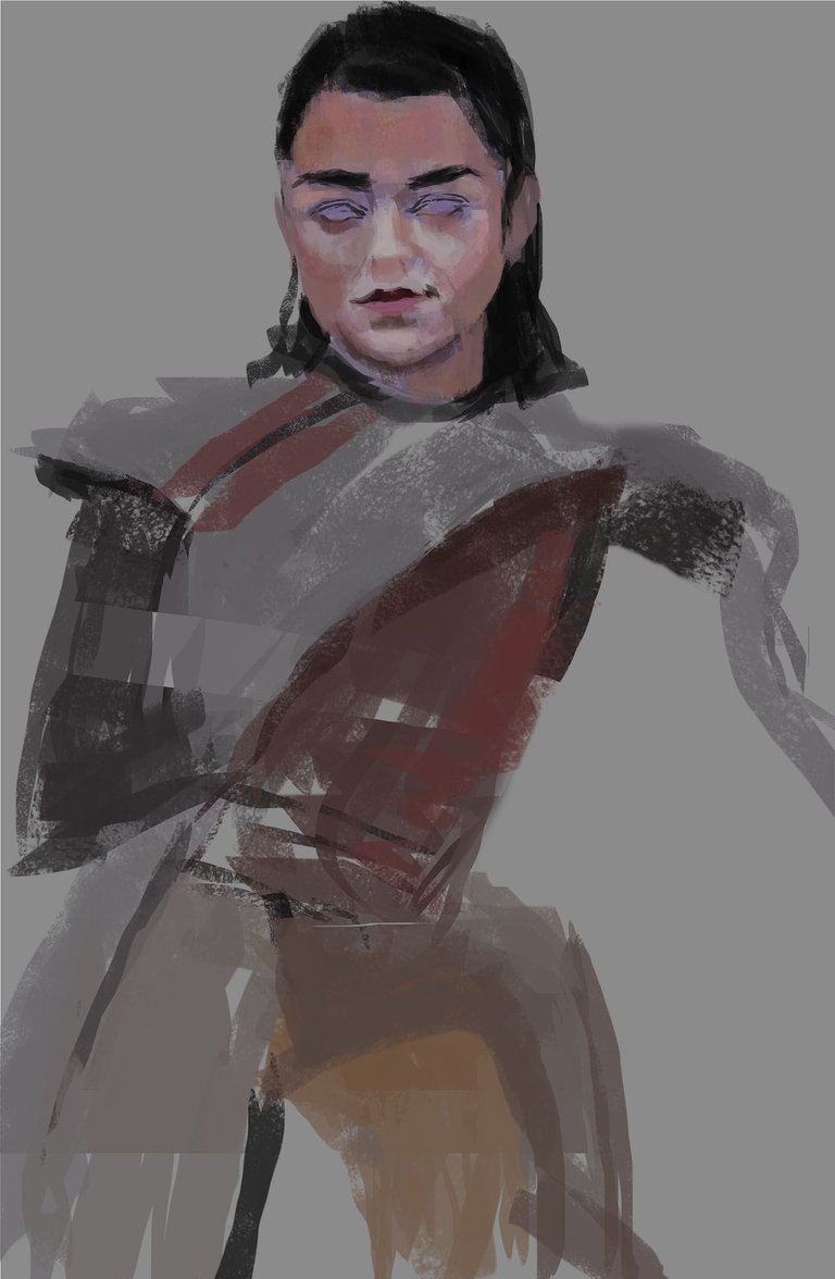 arya stark game of thrones justmousepixels step 2.jpg