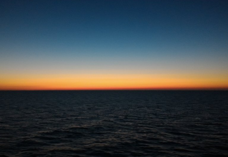 Just before sunrise at the Cretan archipelago