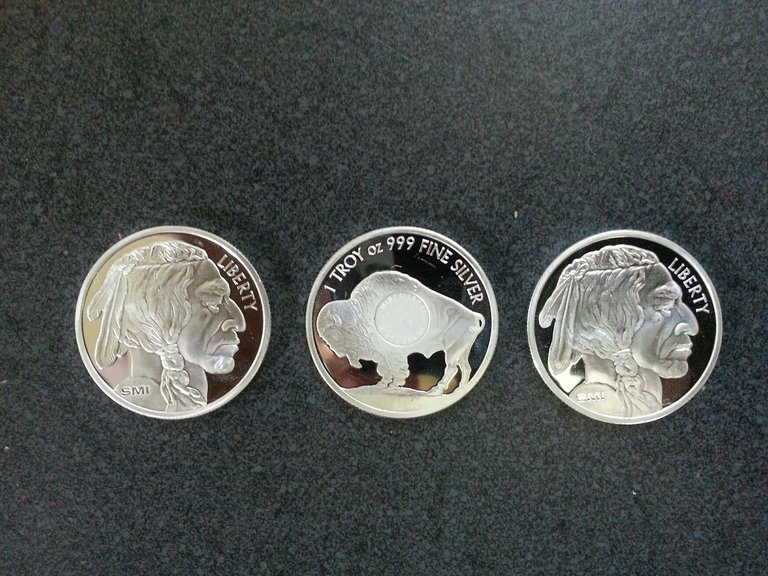 silver coins