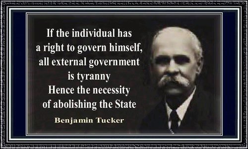 If the individual has  aright to govern himself all external governmet is tyranny.jpg