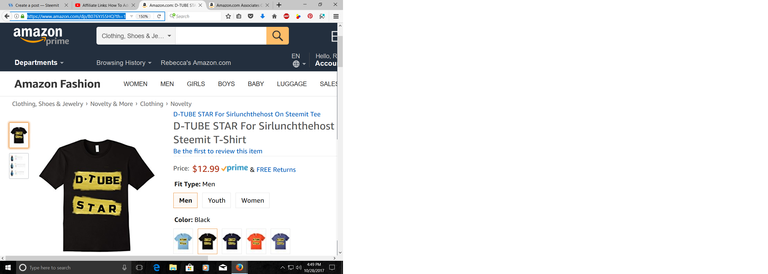 Sirlunchthehost D-Tube amazon shirt.png