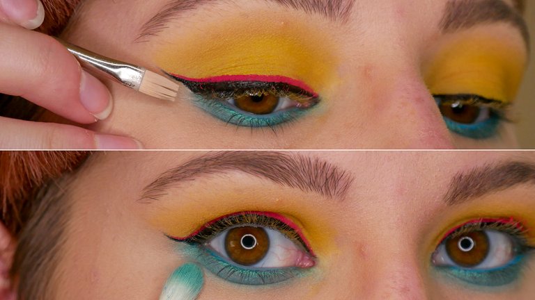 Full On Sunshine Look - clean up again and add blue - Melissavandijkmakeuptutorials.jpg