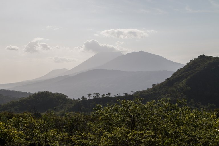 Volcanoes as far as the eye can see