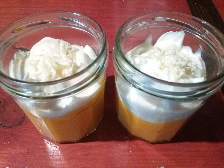 Food lemon peach tiramisu dessert