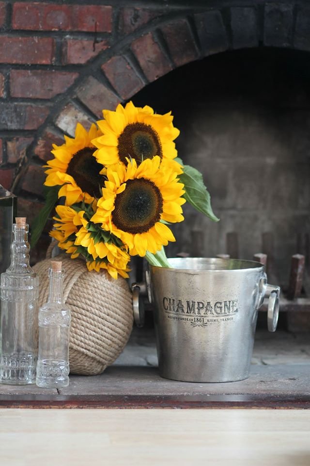 sunflowers champagne bucket stilllife.jpg