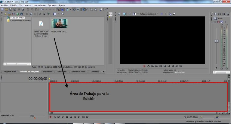 Area de trabajo edicion video sony vegas.jpg