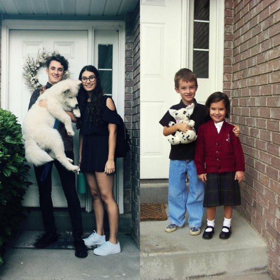 my-little-sister-and-have-taken-an-obligatory-first-day-of-school-picture-for-the-last-14-years-together-in-1st-grade-i-posed-with-my-toy-dog-all-these-years-later-i-m-posing-with-my-first-puppy-i-love-him-to-d.jpg