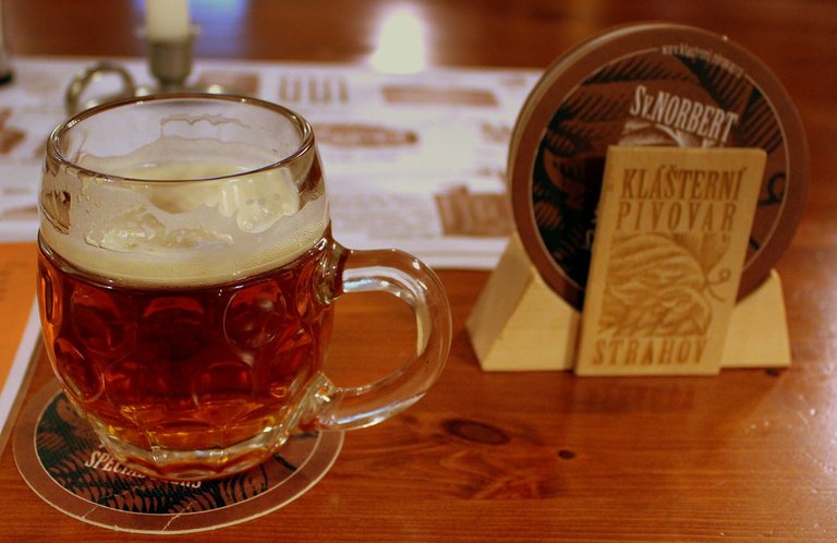 Typical czech beer mug