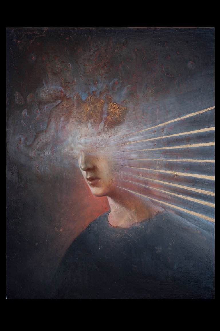 androgynos .2016 oil, gold leaf on linen cm 50 x 40 .jpg