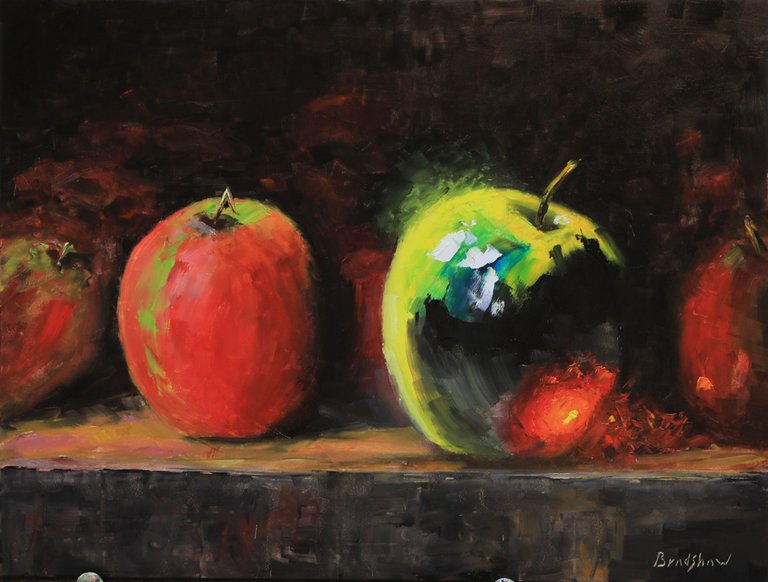 Apples on the Shelf WIP 8.JPG