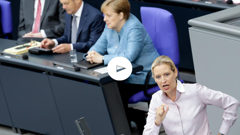 Alice Weidel im Bundestag am 16. Mai 2018